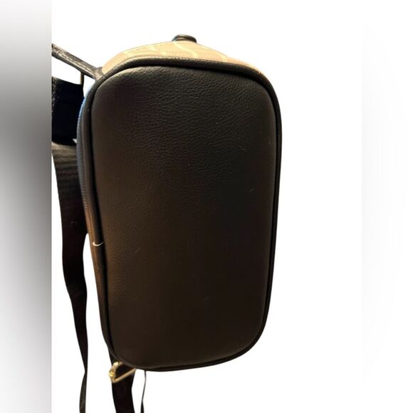 Betsey Johnson "LUV Betsey" Chic Pink and Black mini Backpack - Picture 5 of 9